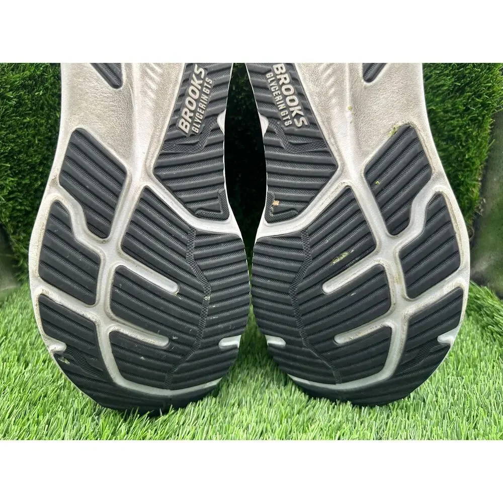 Brooks Glycerin GTS 23 1105031D090 Athletic Sneaker Mens 11.5D Black Knit Sports
